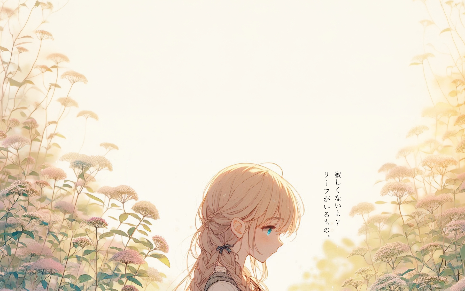 寂しくないよ？リーフがいるもの。